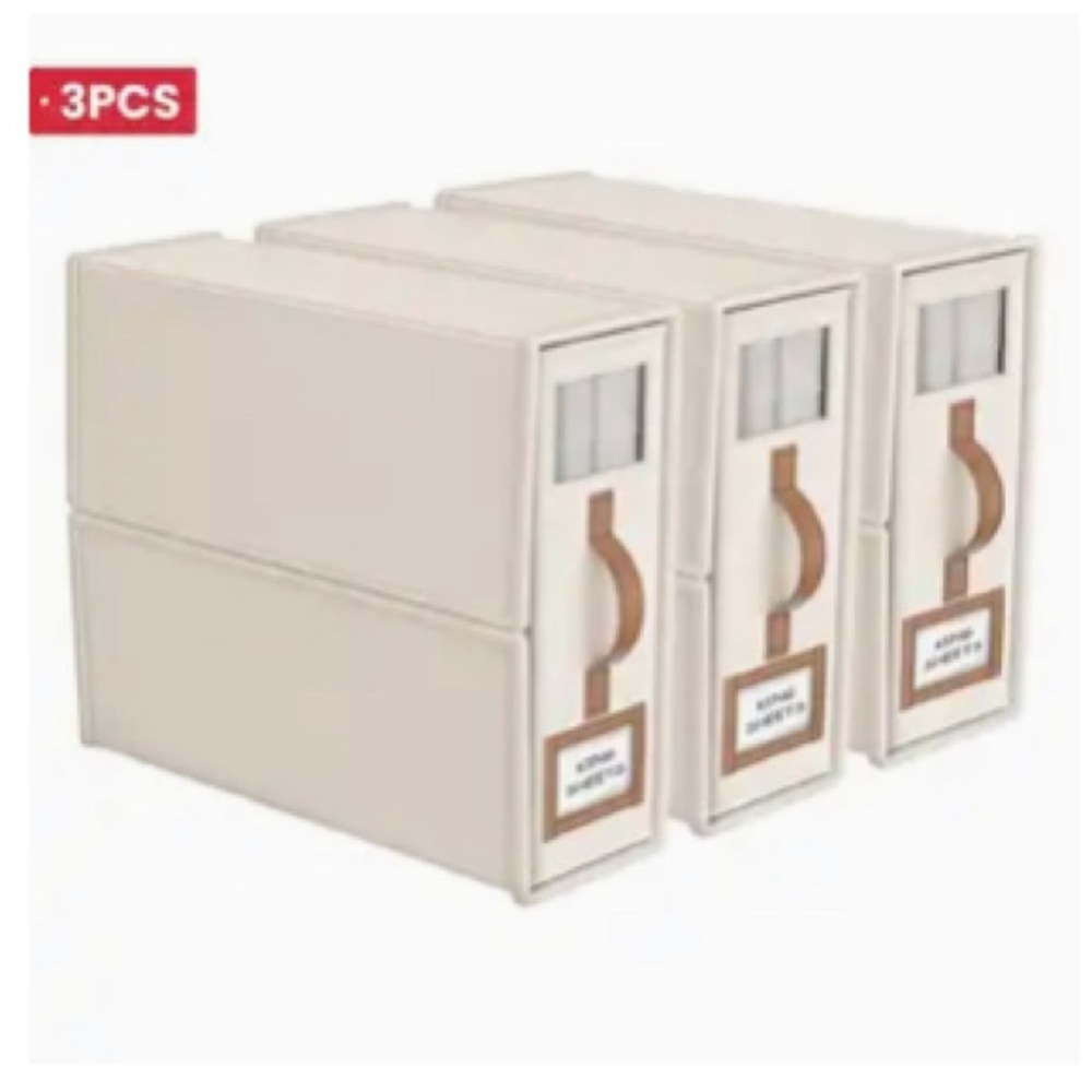 3 pack foldable bed sheet organizers